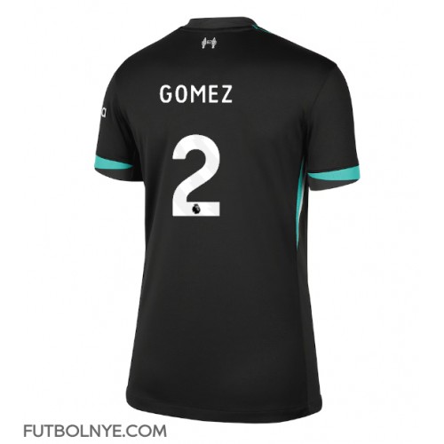 Camiseta Liverpool Joe Gomez #2 Visitante Equipación para mujer 2024-25 manga corta